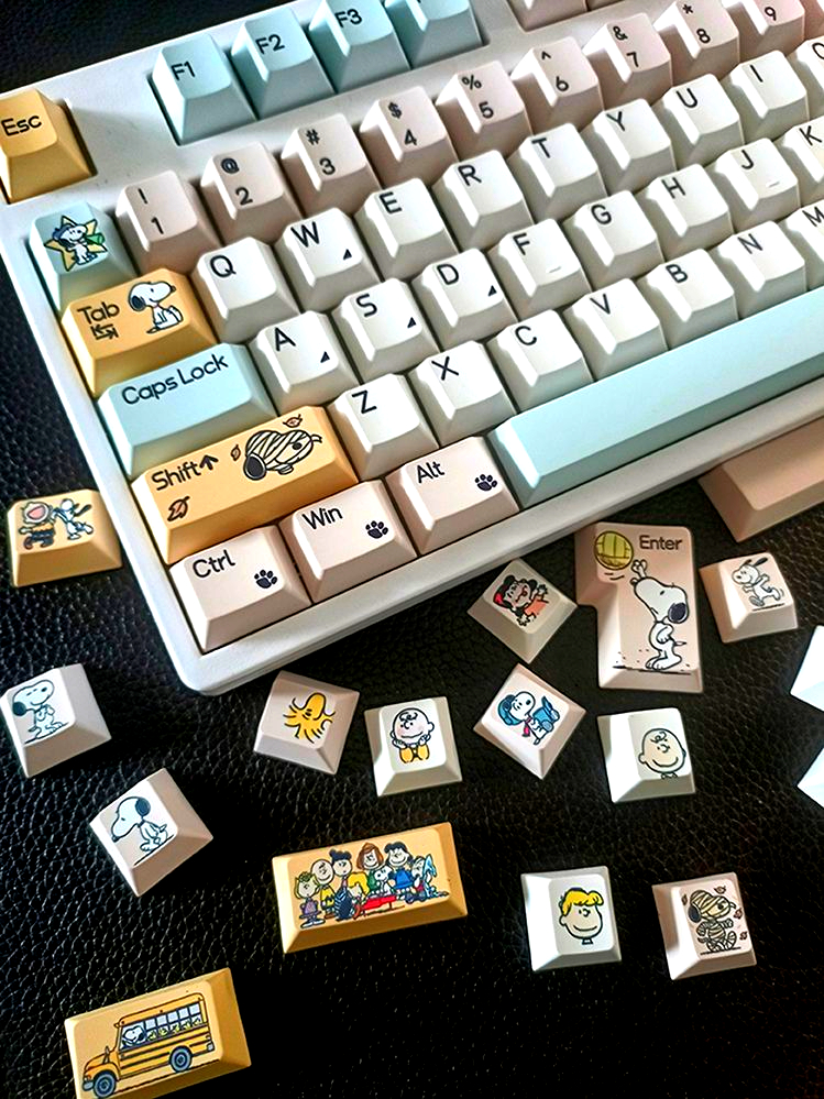 Peanuts Themed Keycap Set