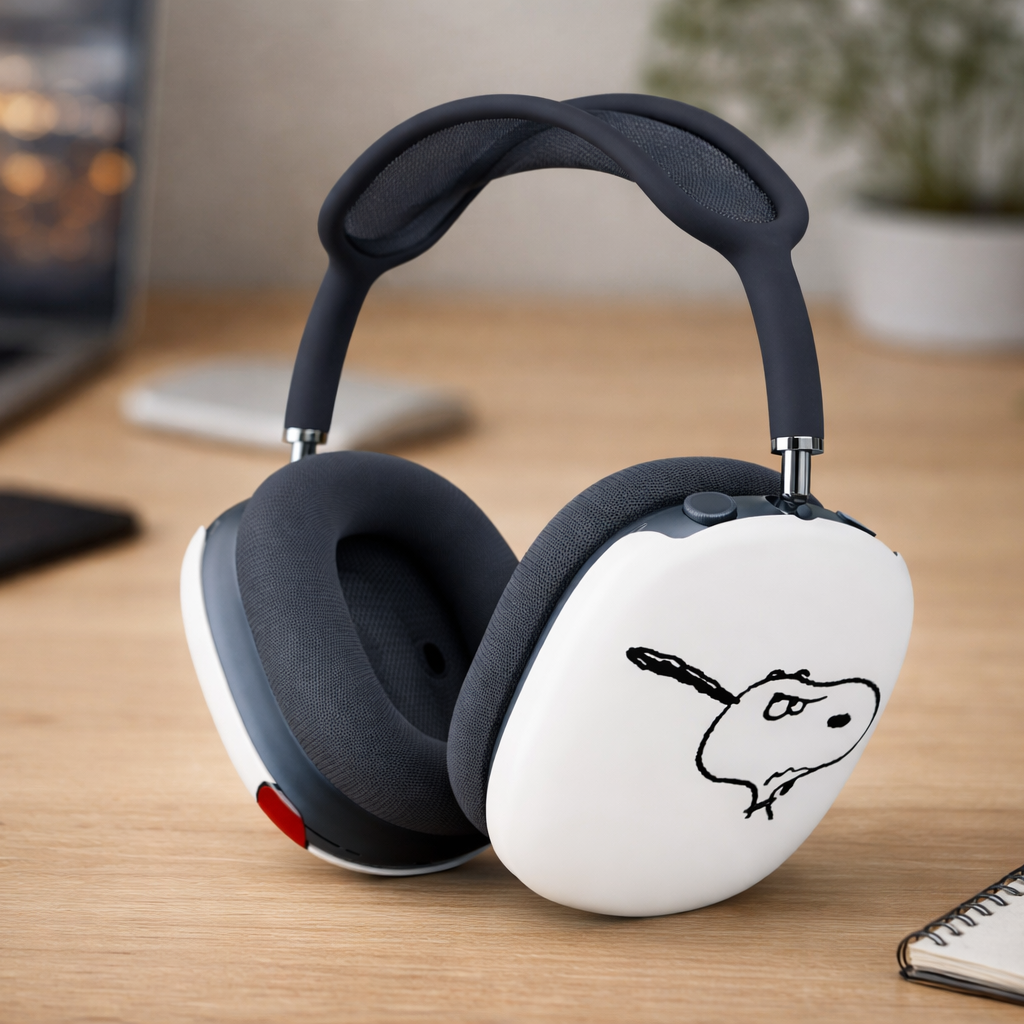 Snoopy Comic Strip AirPod Max Cases | Headphone Covers