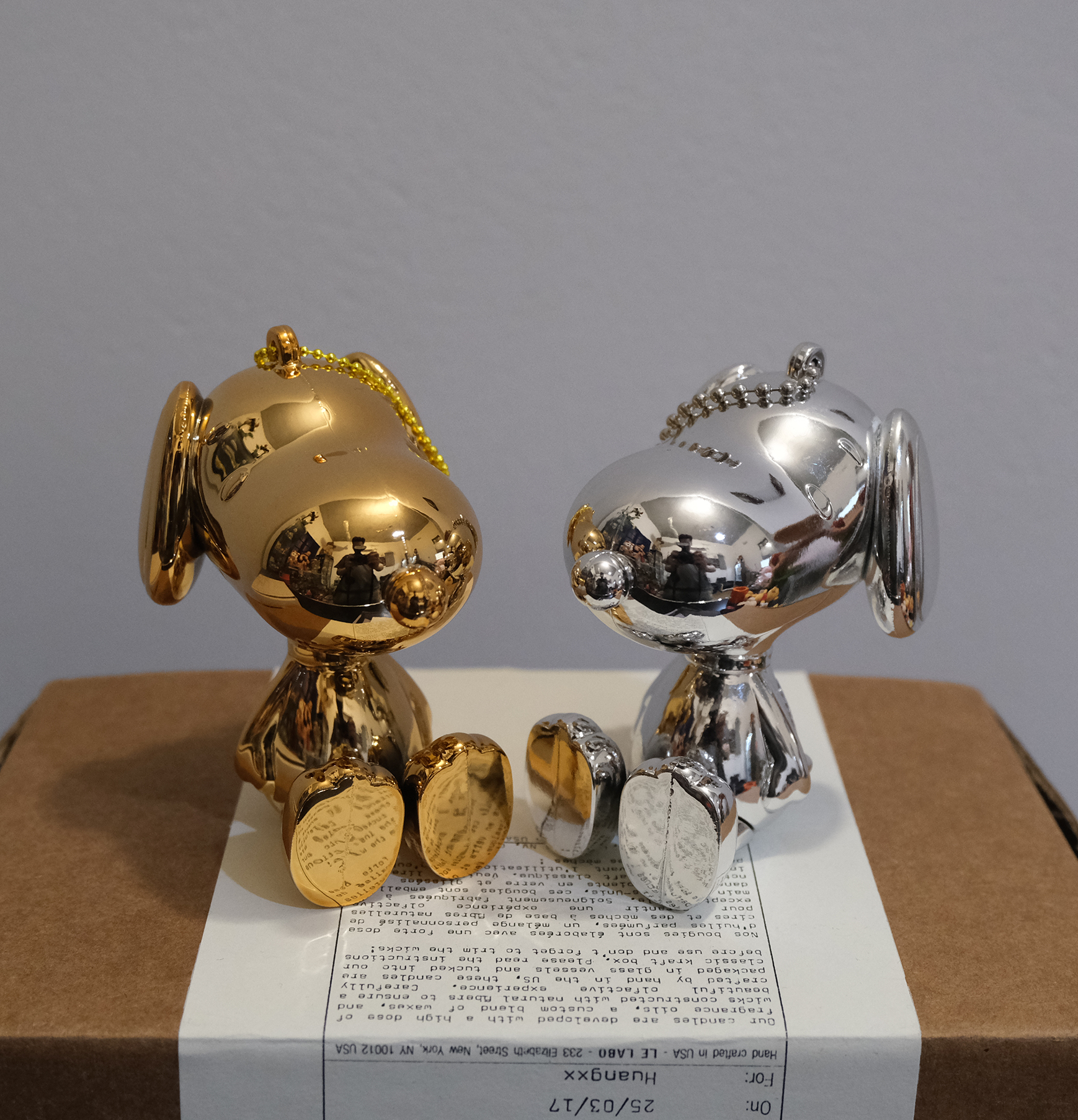 Snoopy Electroplated 3D Keychain 