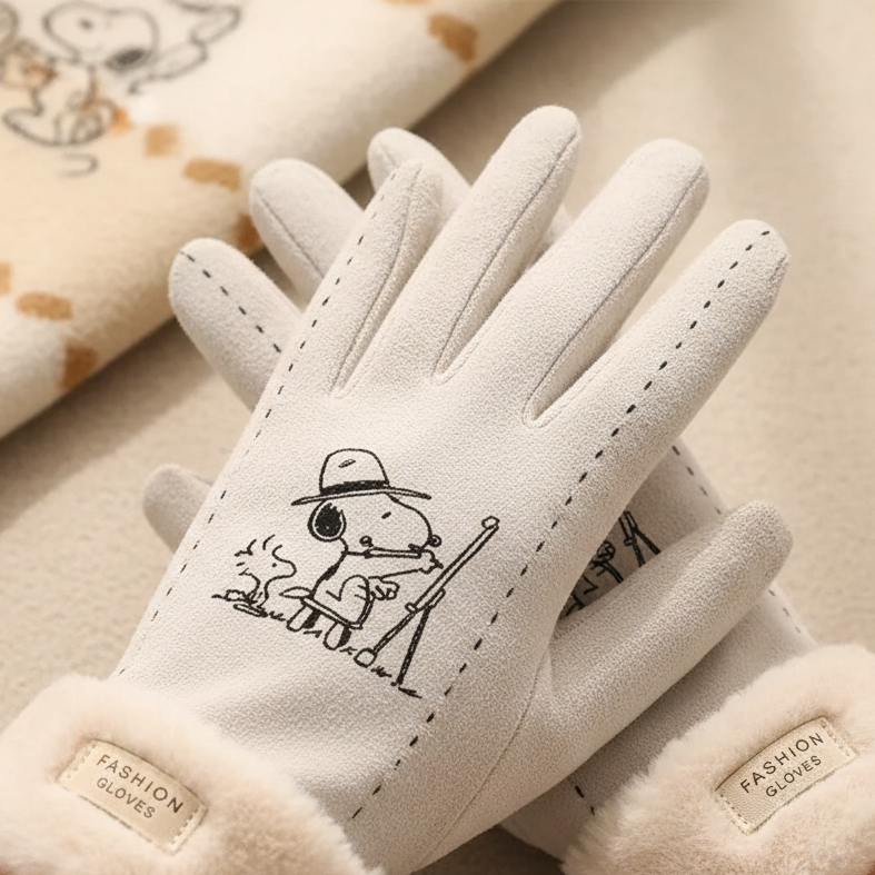 Snoopy Winter Gloves