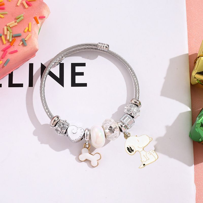 Snoopy Charm Bracelet –