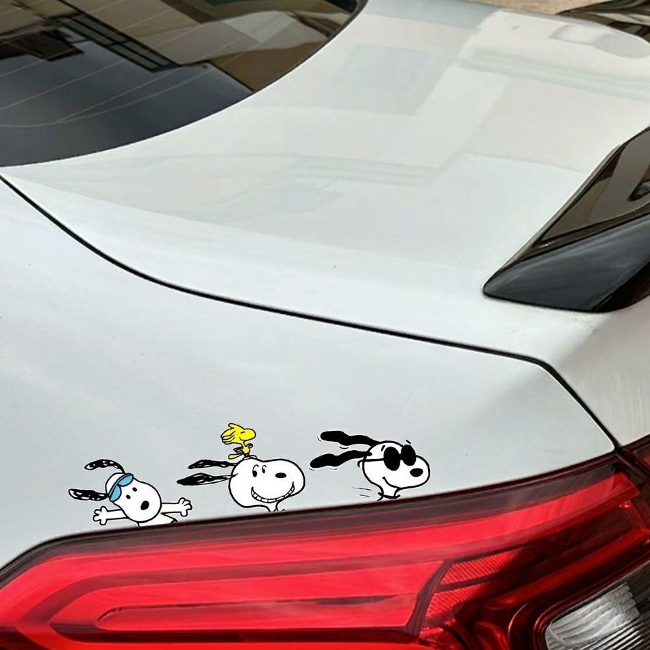 Snoopy & Friends Car Sticker Set