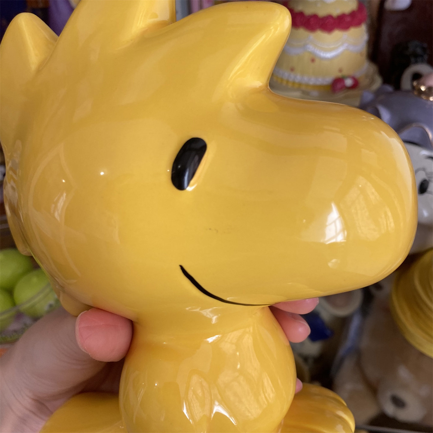 Woodstock Ceramic Coin Bank