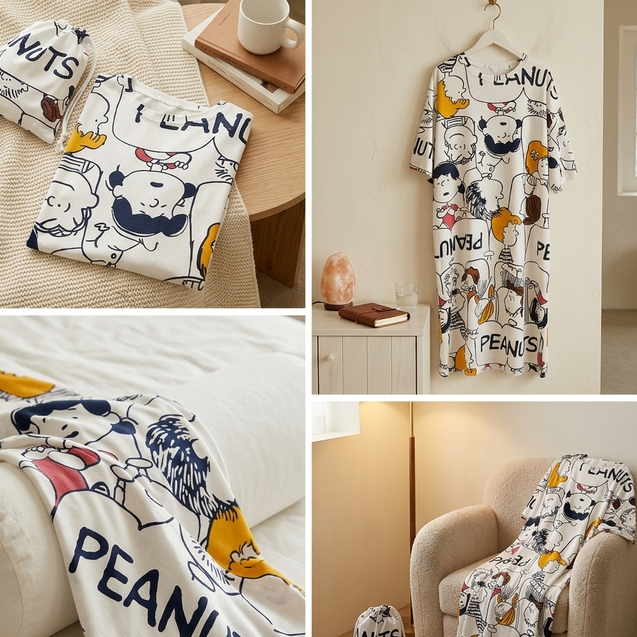 Peanuts Comic Sleep Dress