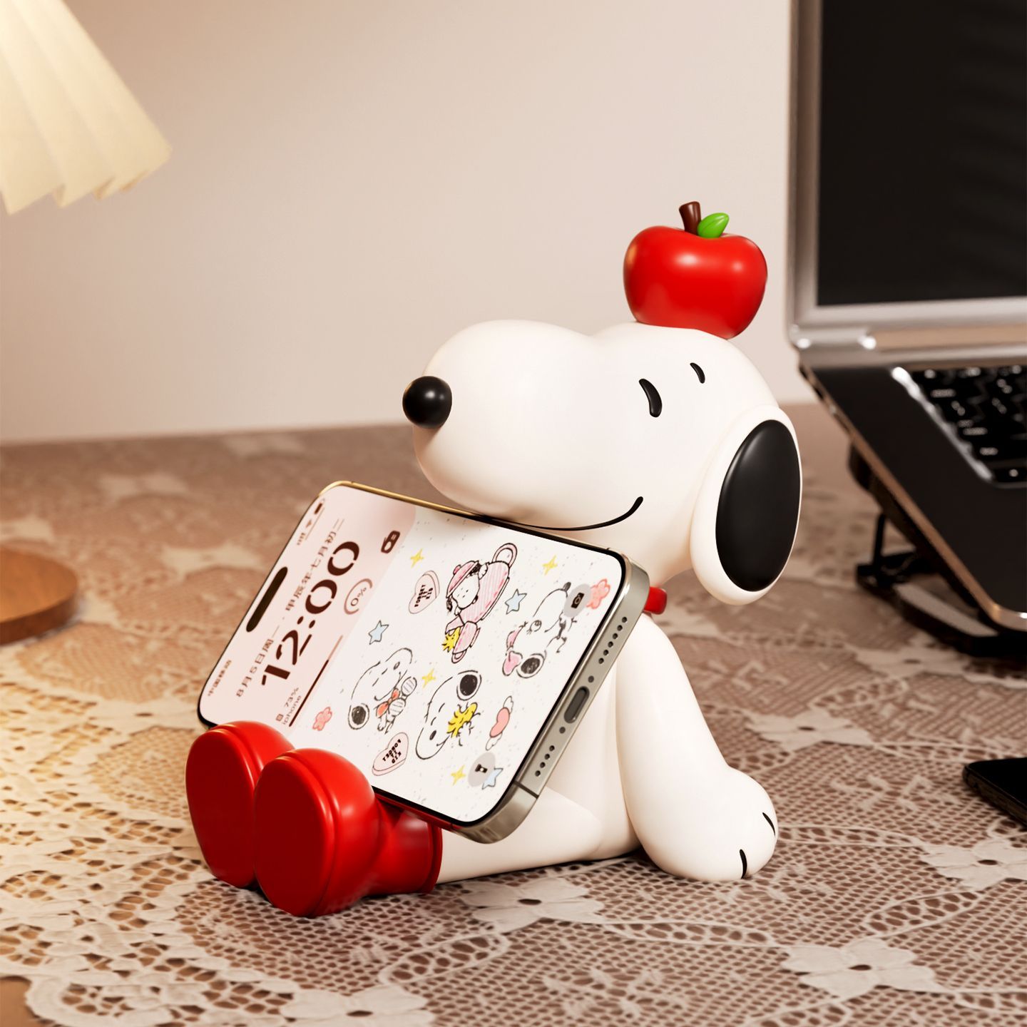 Snoopy Phone & Sunglasses Holder – Desk Organizer & Stand