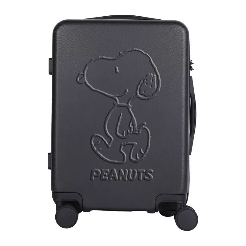 Peanuts Snoopy Suitcase ABS with Combination Lock and 4 Double Wheels 360