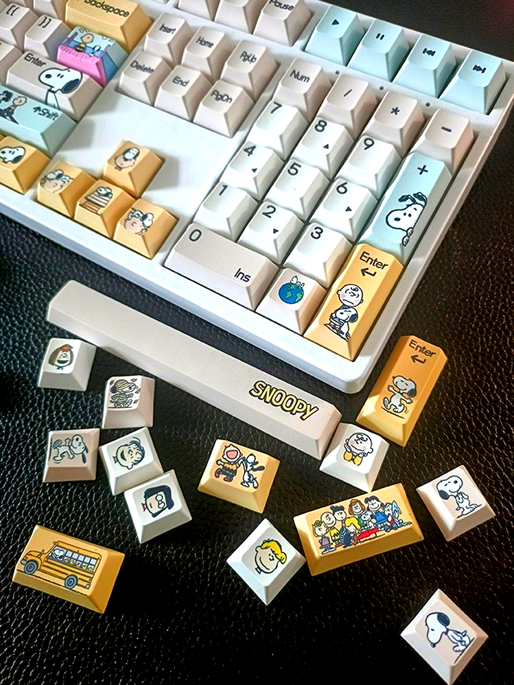 Peanuts Themed Keycap Set
