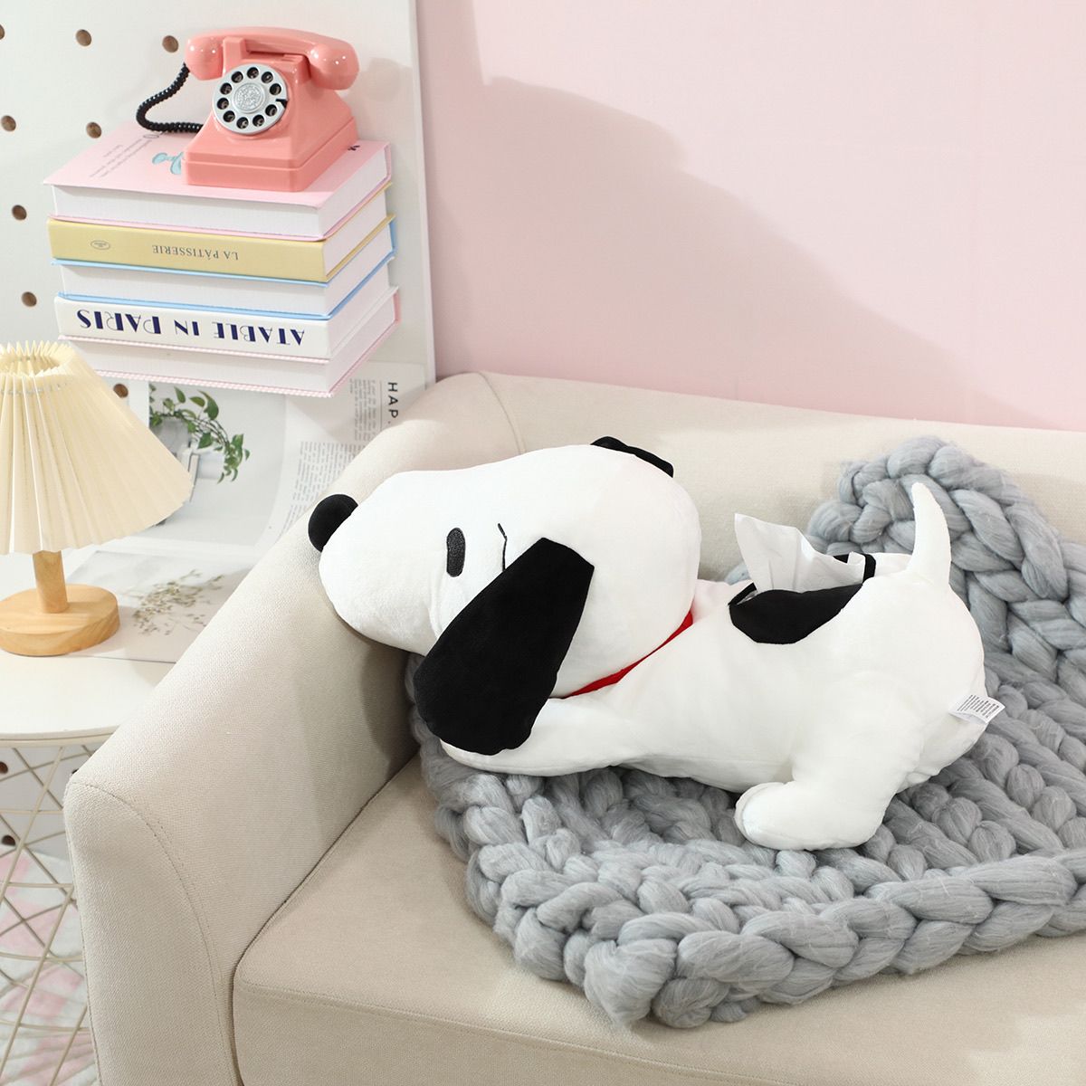 Snoopy Plush Tissue Holder