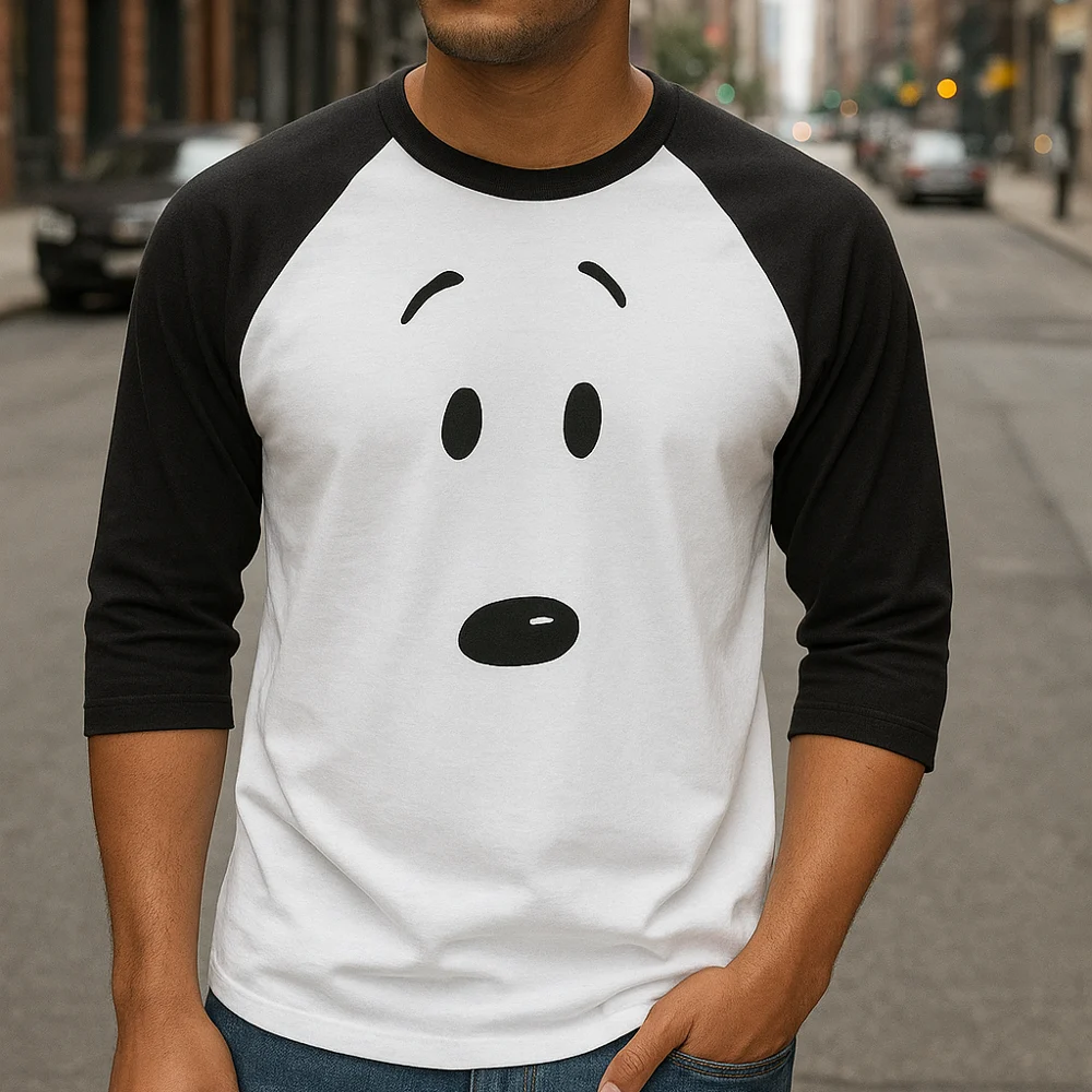 Unisex Three-Quarter Sleeve Raglan Shirt