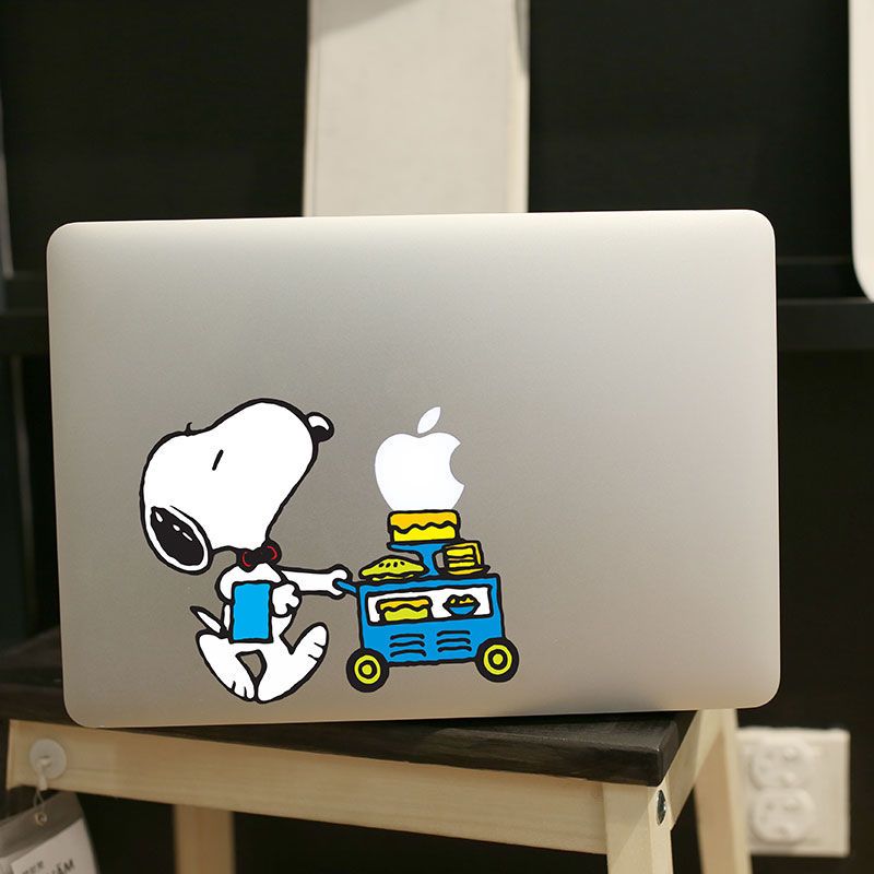 Snoopy Artist MacBook Decal
