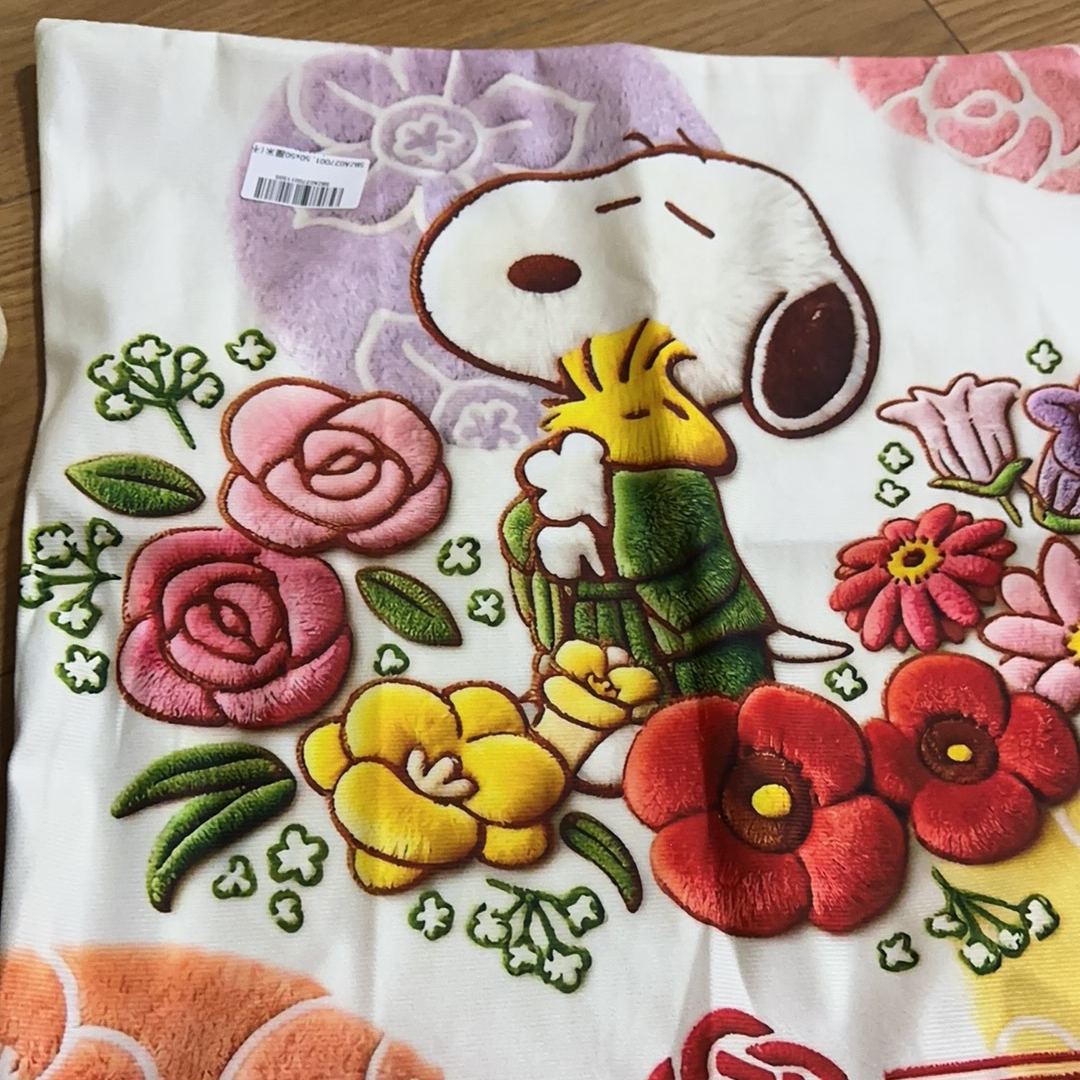 Snoopy & Woodstock Embroidered Pillow Case