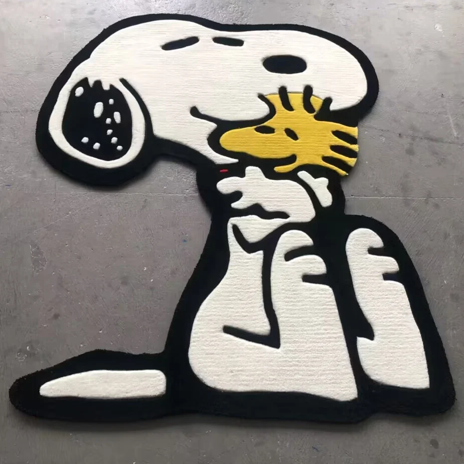 Hand-Tufted Snoopy & Woodstock Rug