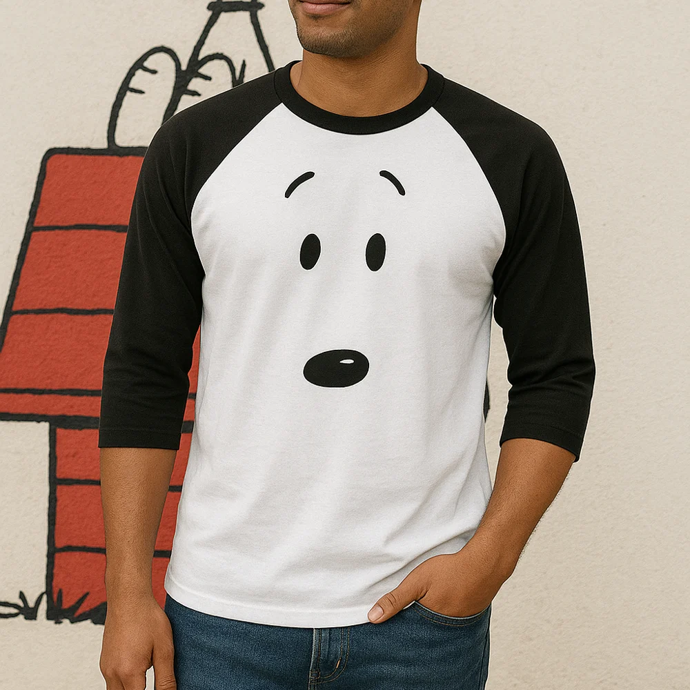 Unisex Three-Quarter Sleeve Raglan Shirt