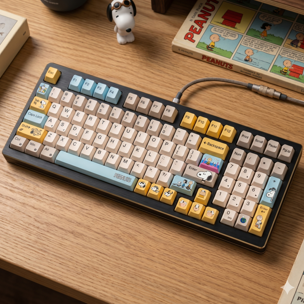 Peanuts Themed Keycap Set