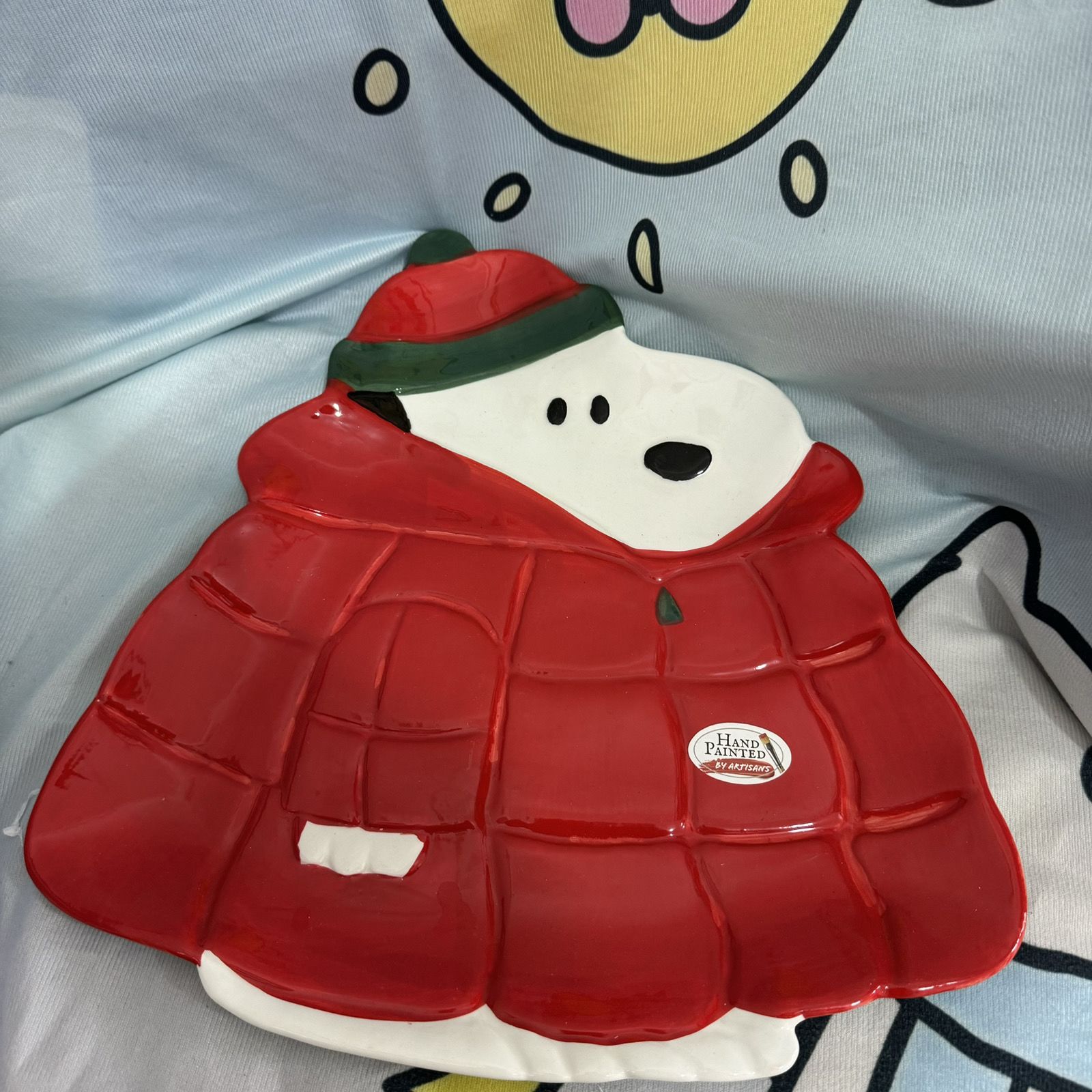 Snoopy Puffer Ceramic Plate