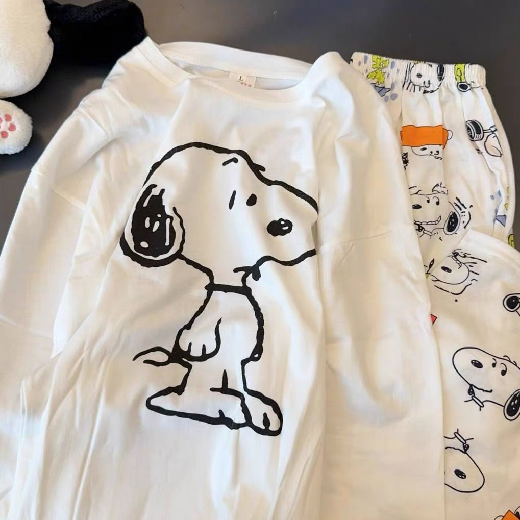 Snoopy Cotton Pajama Set