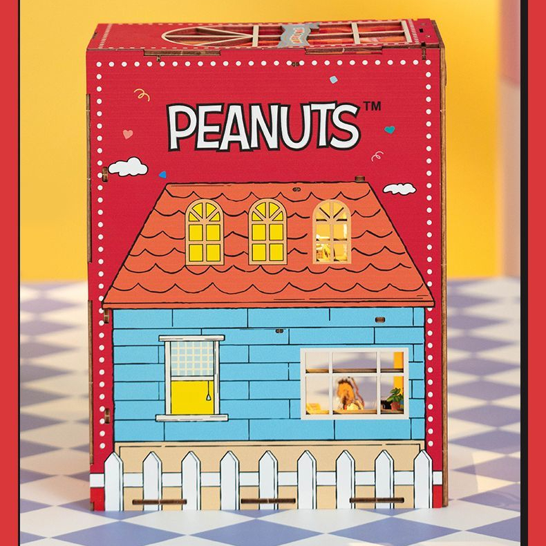Peanuts Library Diorama – Cozy Moments with the Gang