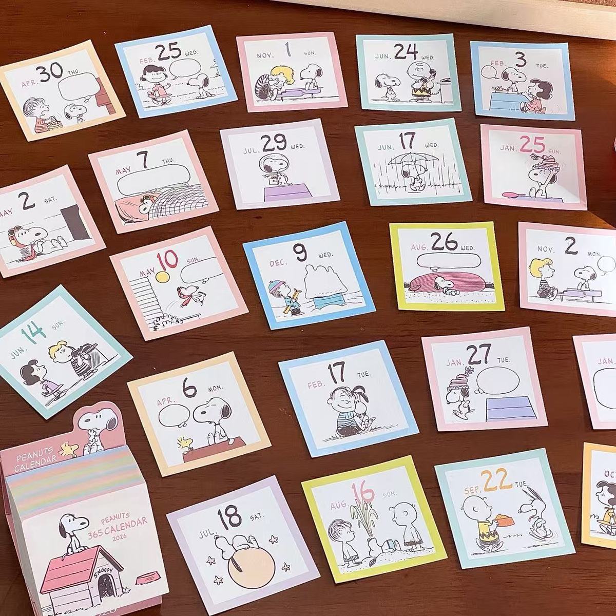 Peanuts 365-Day 2026 Desk Calendar