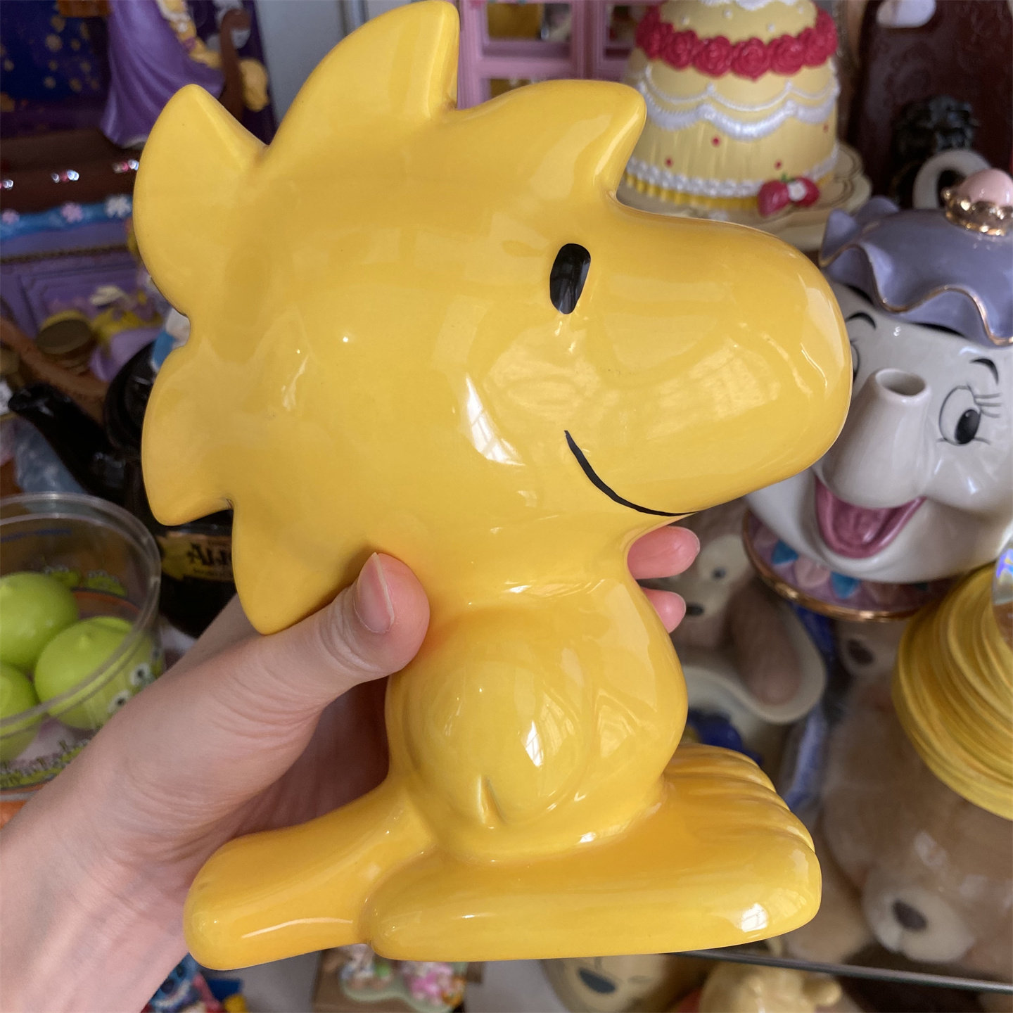 Woodstock Ceramic Coin Bank