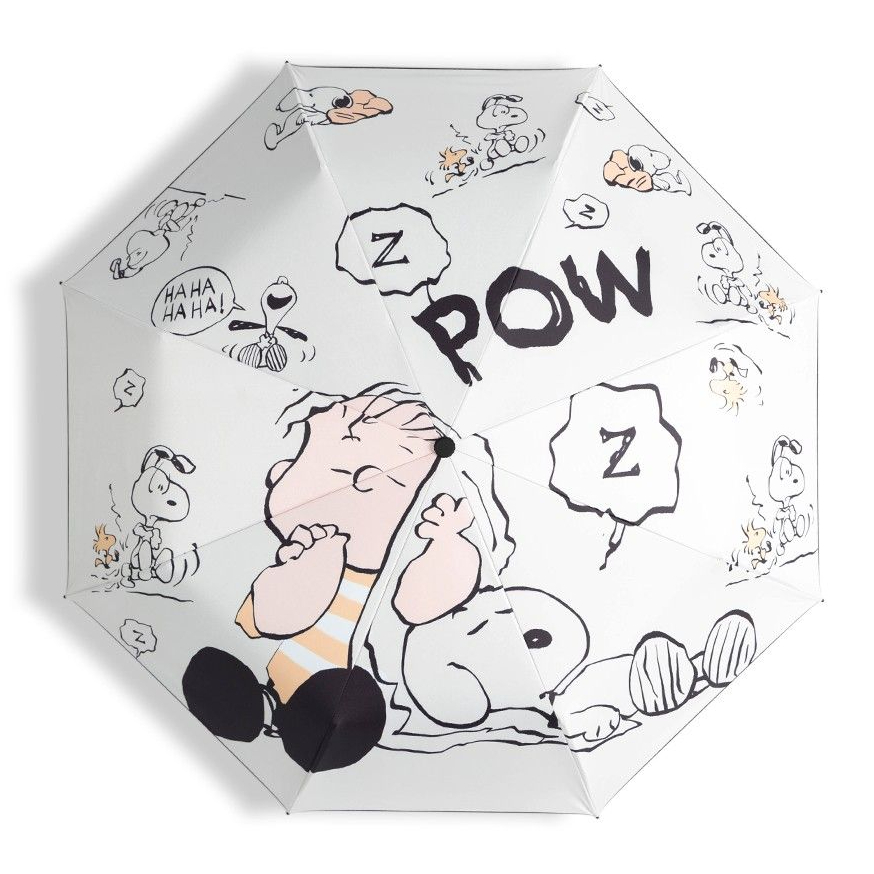 Peanuts Comic Strip "Pow!" Umbrella with Snoopy & Linus