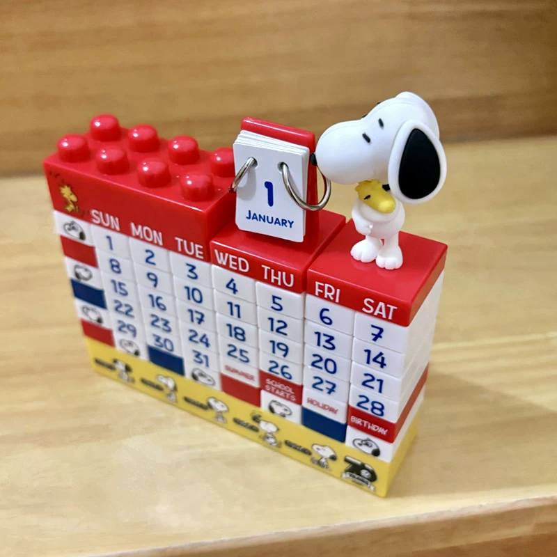 Snoopy Lego-style Perpetual Calendar