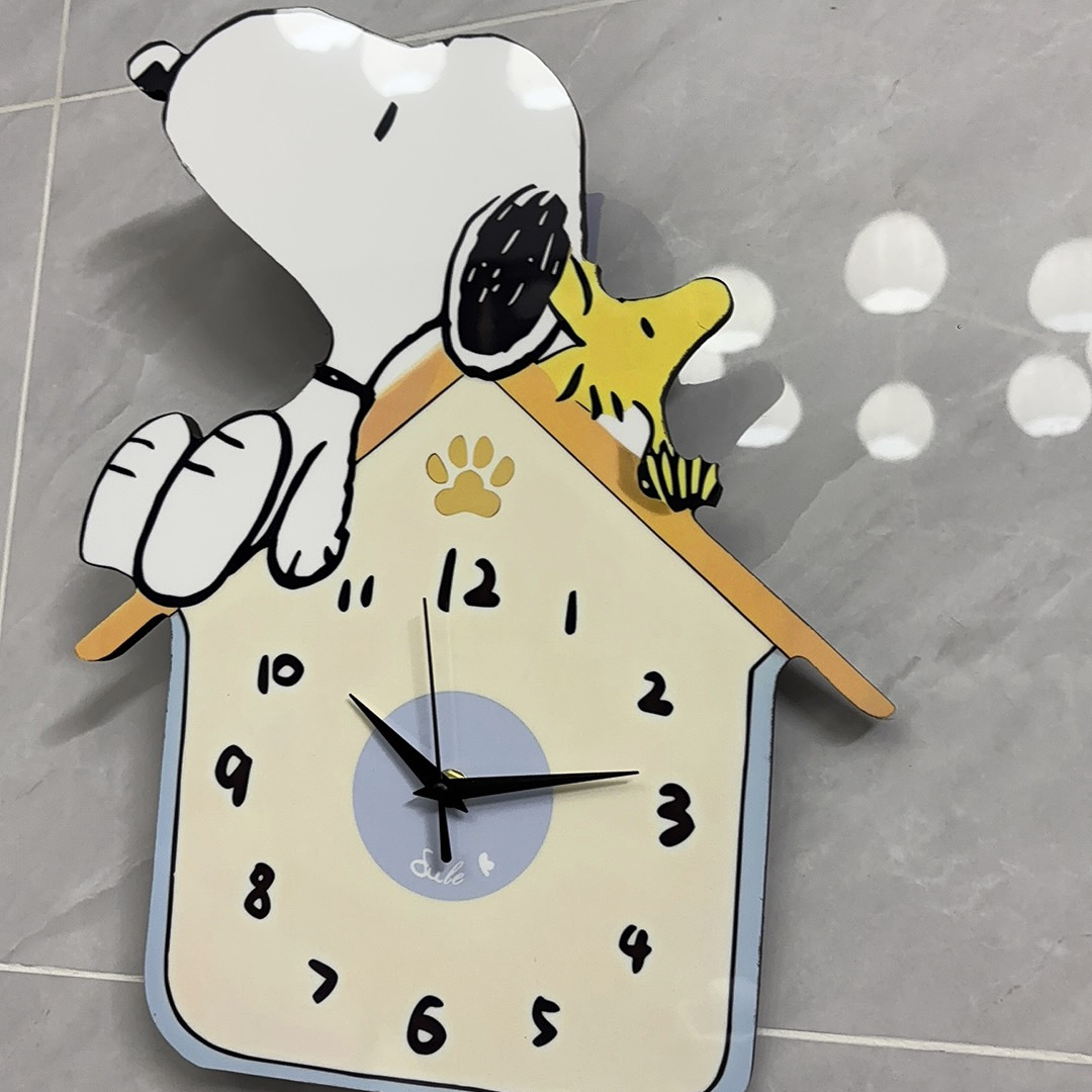 Snoopy & Woodstock Wall Clock