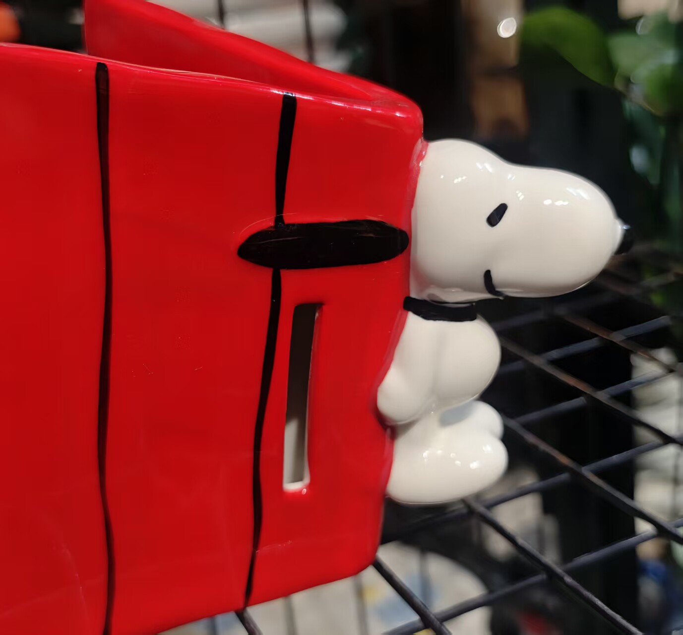 Red House Ceramic Coin Bank