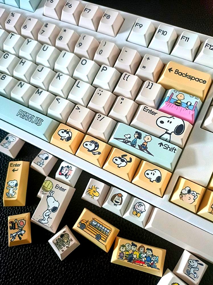 Peanuts Themed Keycap Set