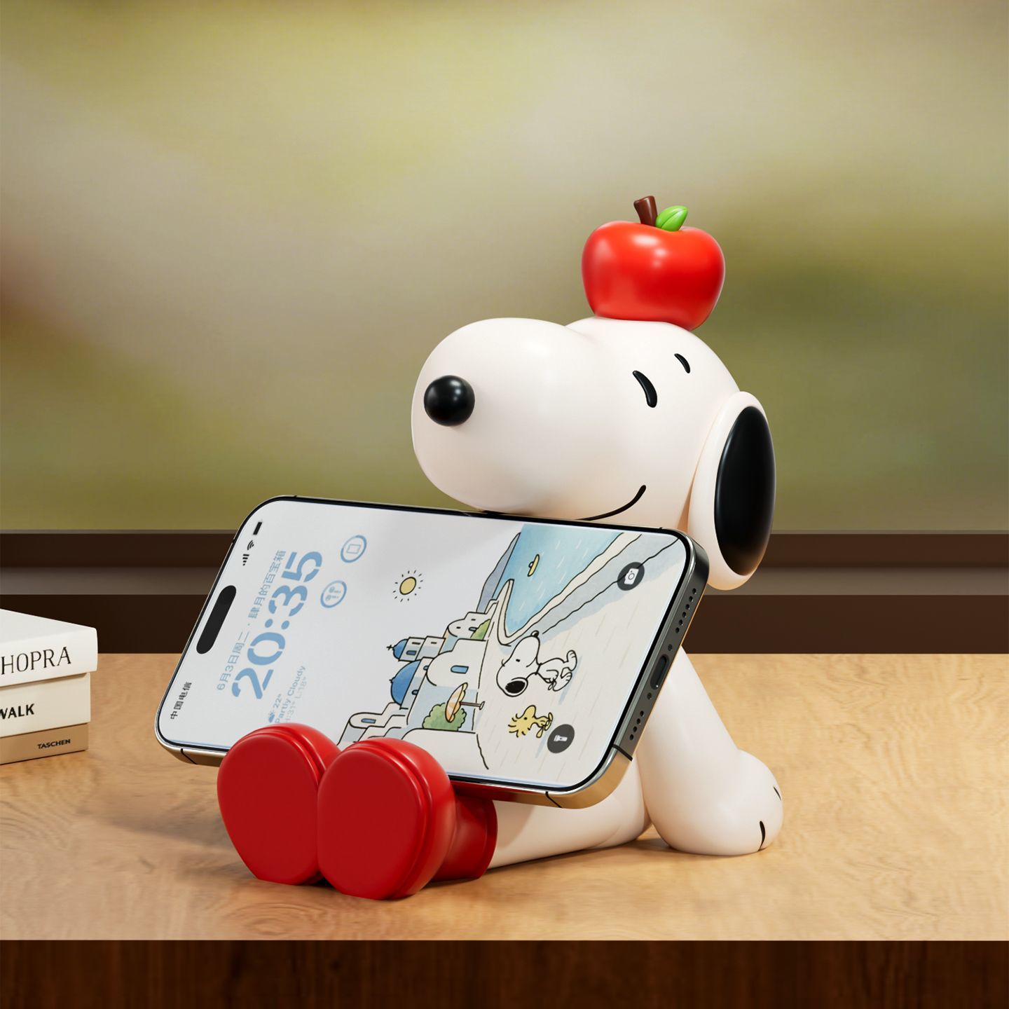 Snoopy Phone & Sunglasses Holder – Desk Organizer & Stand