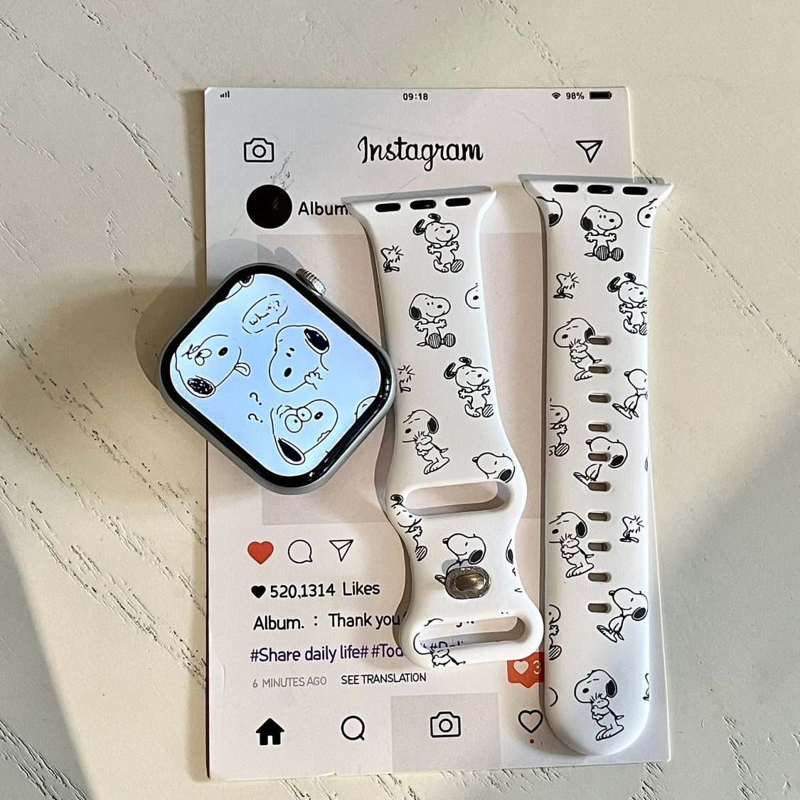 Snoopy  Apple Watch Band 