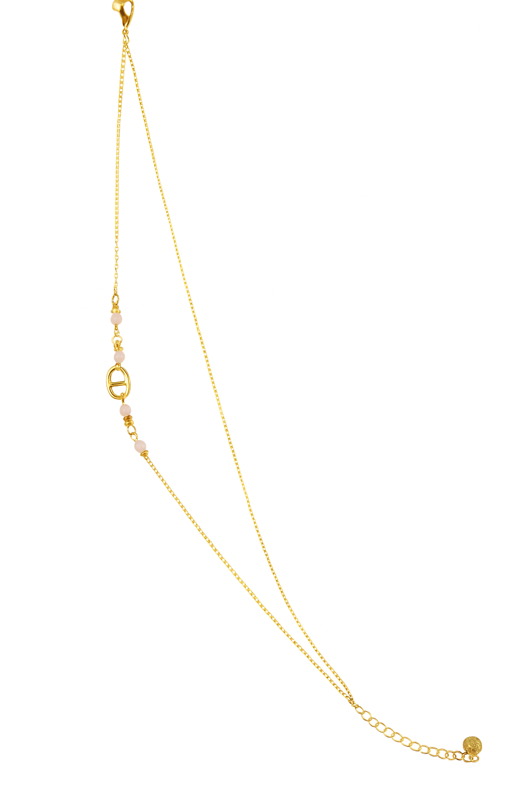 Bracelet de cheville doré acier inoxydable