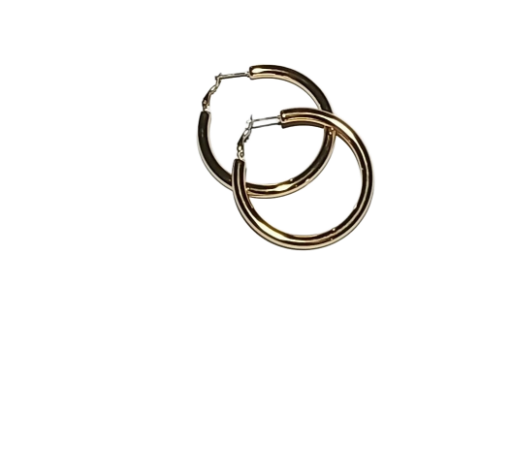 Boucles d'oreilles créoles dorées