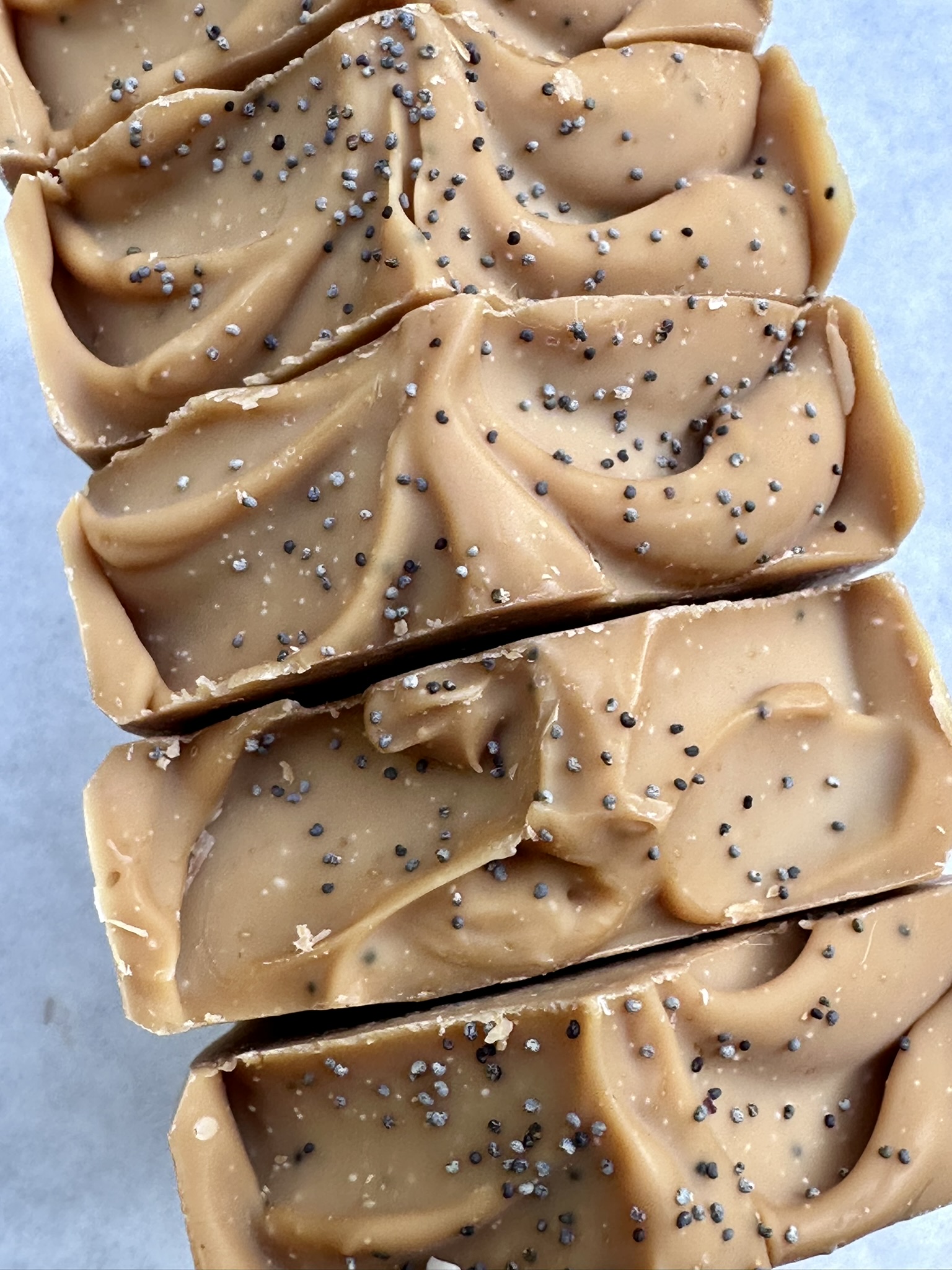 Lemon Poppy Pound Cake Handcrafted Soap