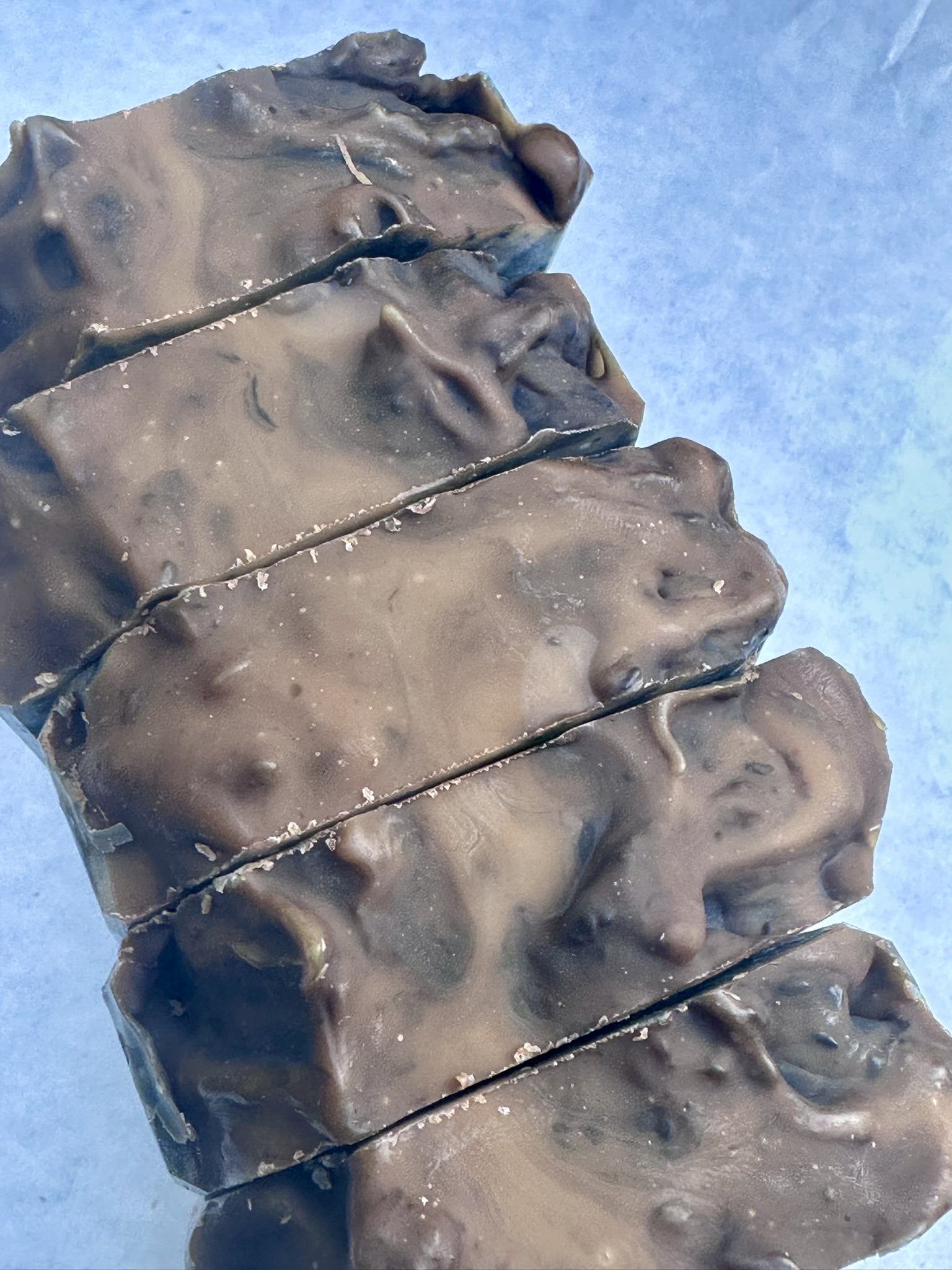 Charcoal Tonka and Mint Handcrafted Soap