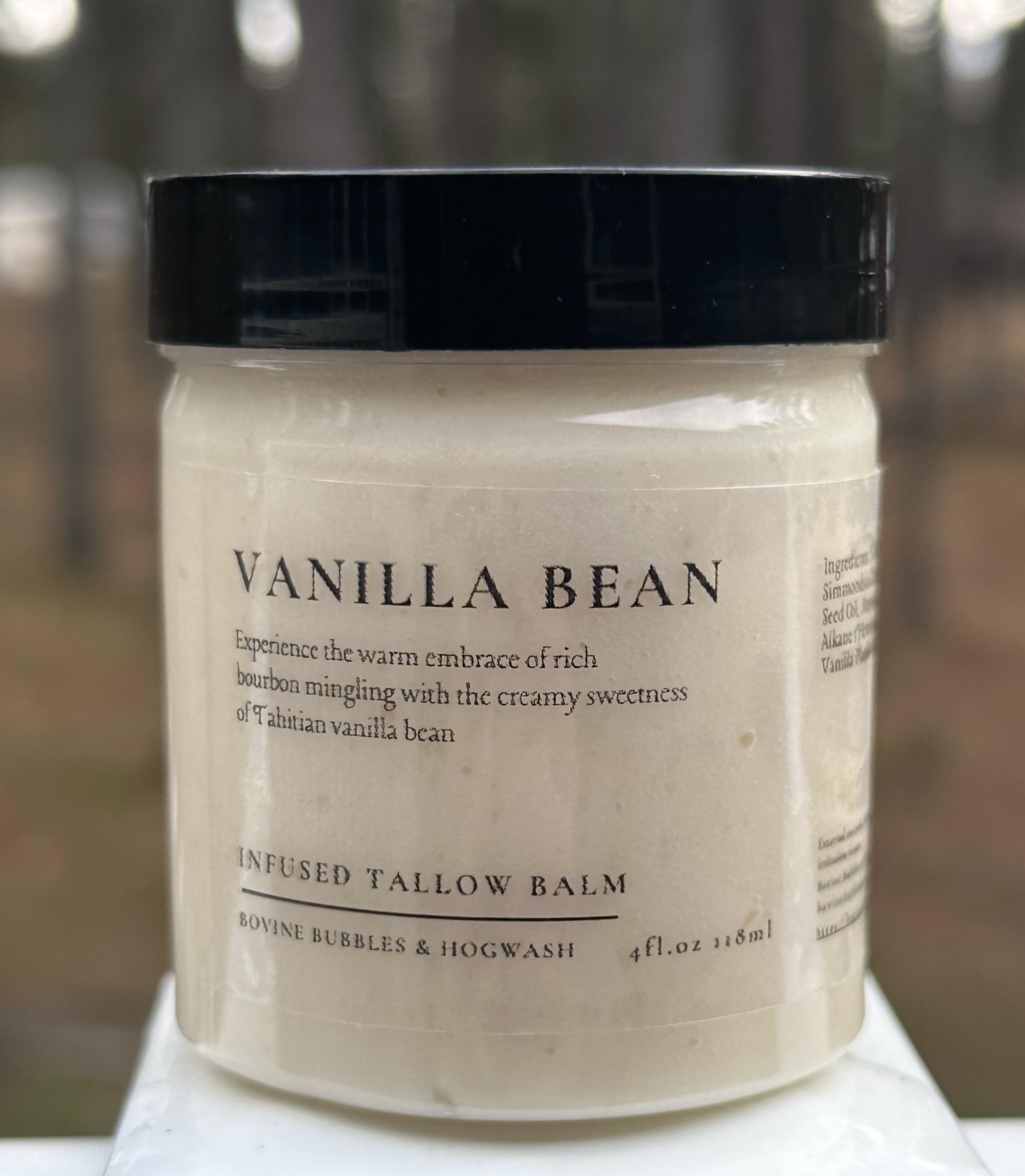 Vanilla Bean Infused Tallow Balm