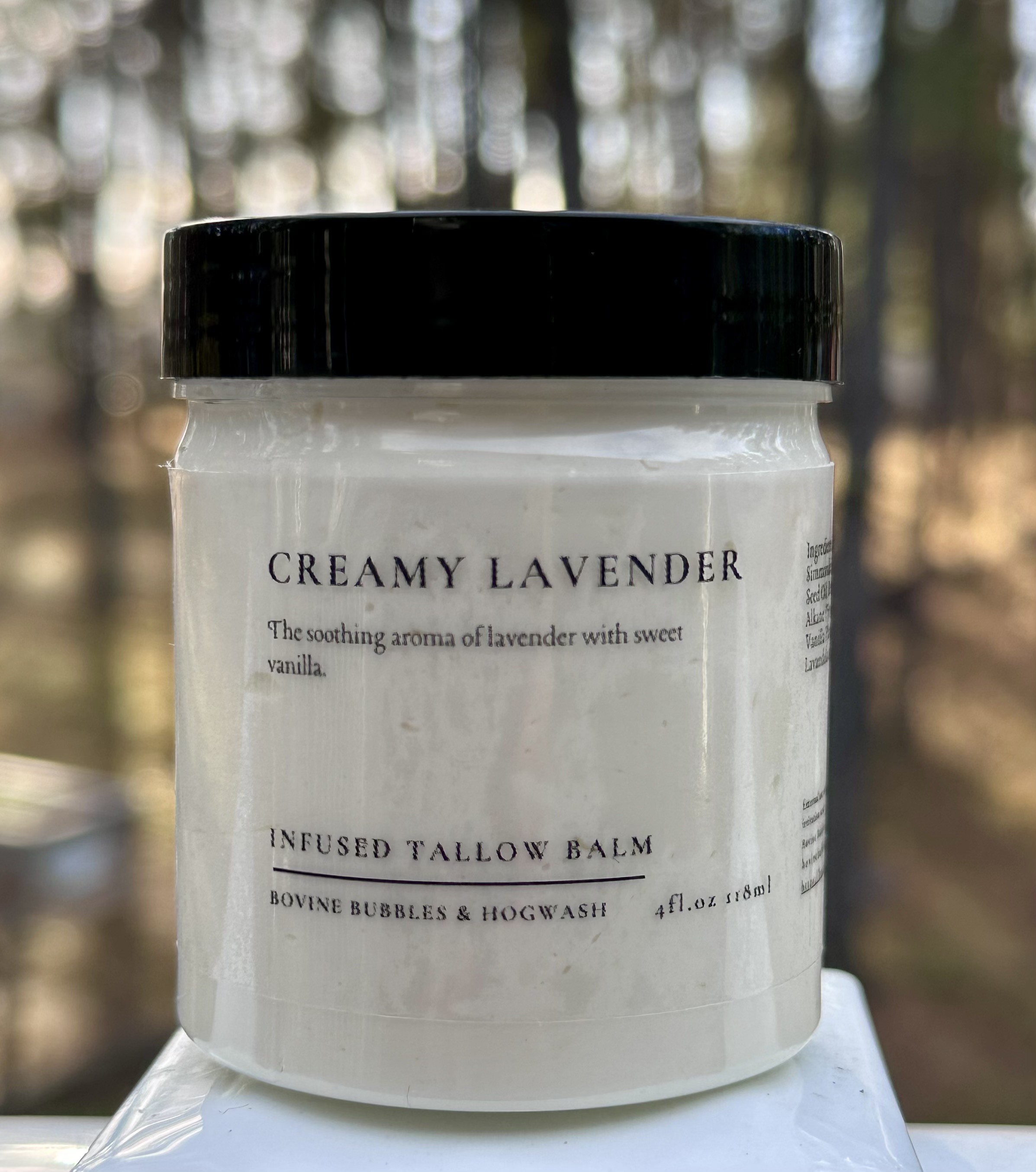 Creamy Lavender Infused Tallow Balm