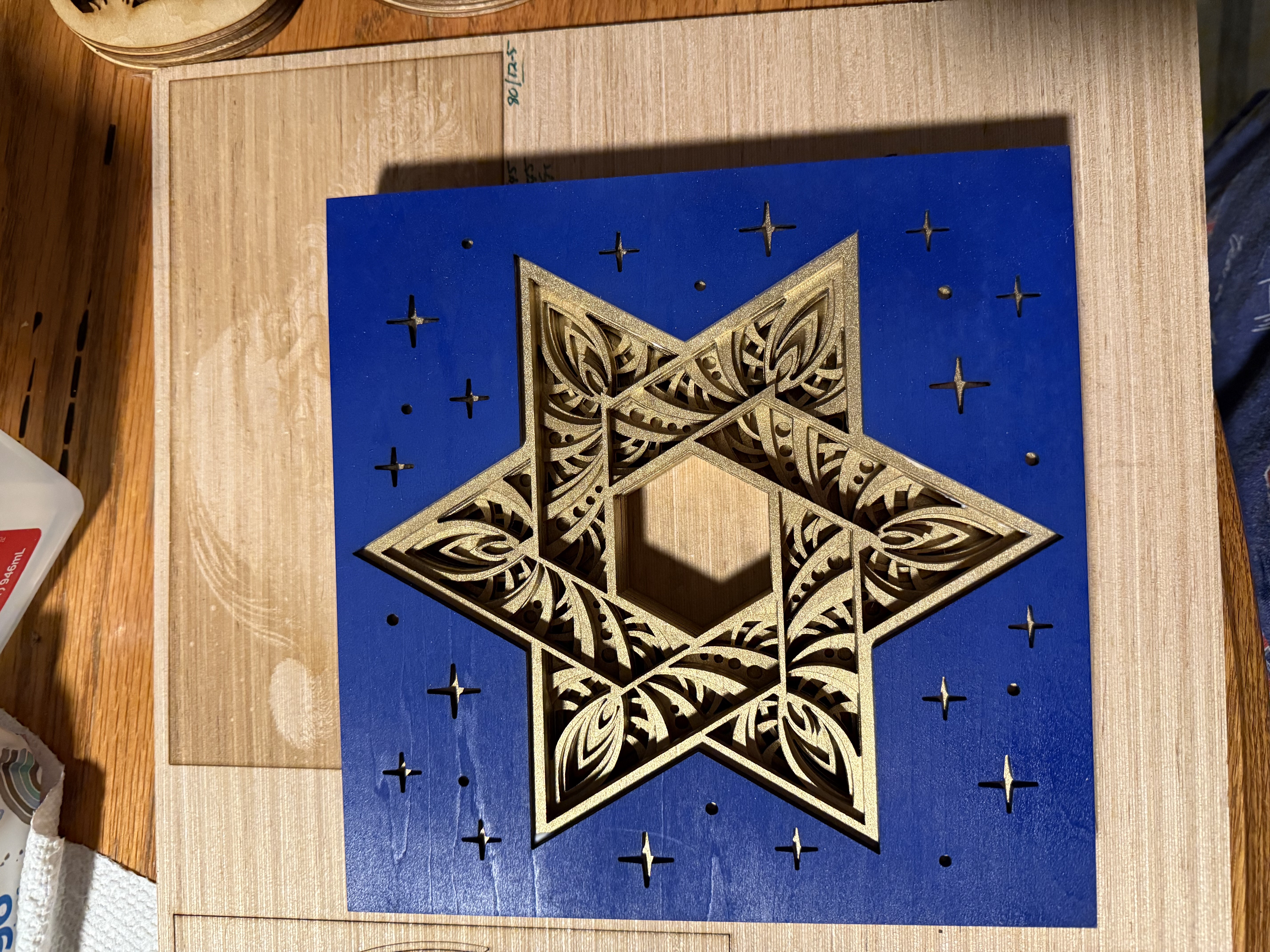 Wooden Star Wall Art