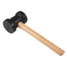 MARTELO BORRACHA PRETO 80MM 32555 MAX METALURGICA