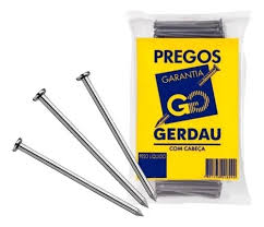 PREGO POLIDO GERDAU 19 X 36 (3,9MM X 82,8MM)