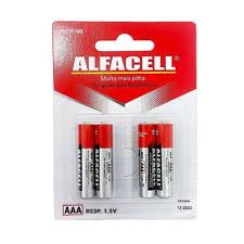 4 PILHAS ALFACELL AAA