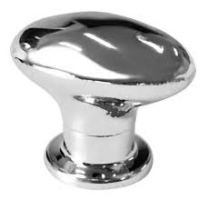 PUXADOR OVAL 038MM 610 CROMADO