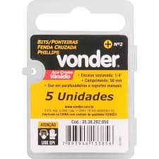 BITS PHILLIPS 14 PH1 25MM 5PCS VONDER