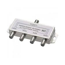 DIVISOR COAX 1:4 METAL EMB UNIT