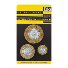 ESCOVA ACO RED.1/4 C/3PC IMP.EDA 7GJ BANCA