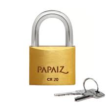 CADEADO LATAO C/2CHAVES CR-20MM PAPAIZ