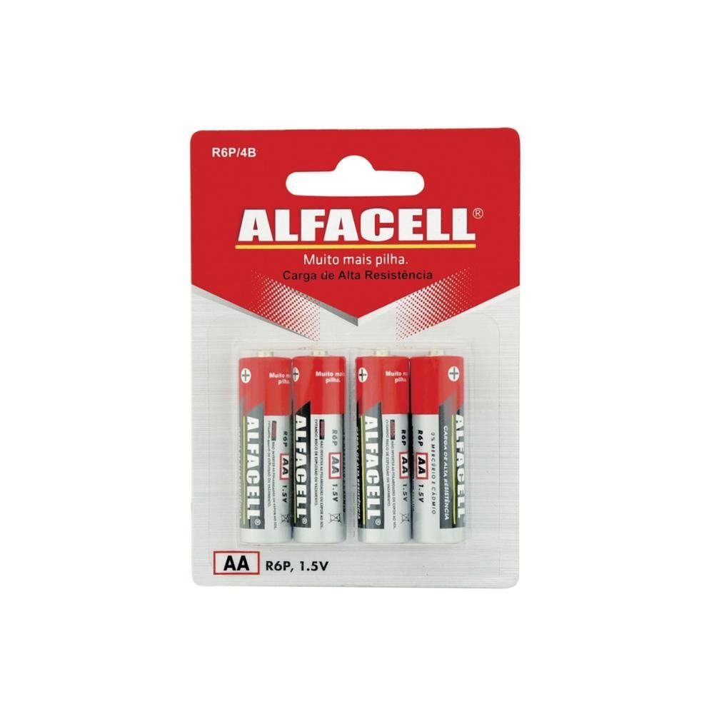 4 PILHAS ALFACELL AA