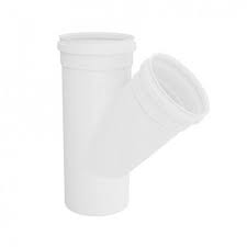 JUNÇÃO SIMPLES ESGOTO EM Y, SN PVC DN 100MM 