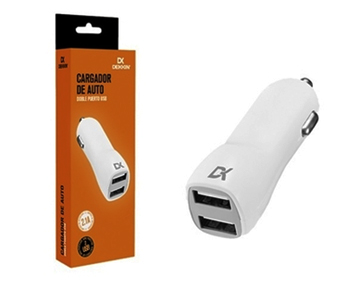 Cargador Dekkin p/Auto con Doble Puerto USB Dekkin AT-ACC-CC-032
