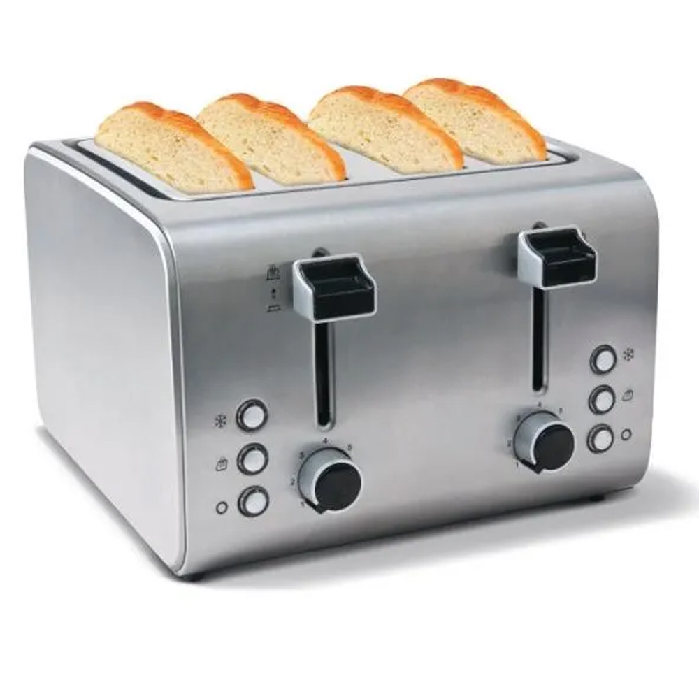 Tostadora Eléctrica Peabody PE-T8520 4 bahias Inoxidable