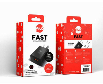 Cargador Alo Fast + Cable Lighting (Apple) 1.5A Blanco
